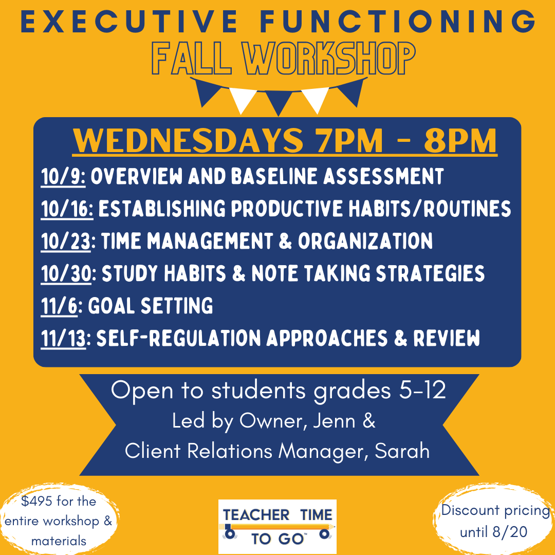 Executive Functioning parent Workshop